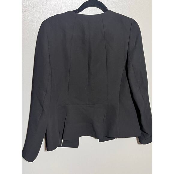 NWT Talbots Black Blazer Size 6 Clip Closure - Picture 2 of 6